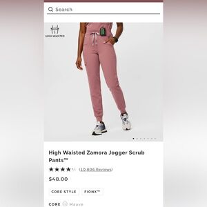 Mauve Zamora joggers Figs